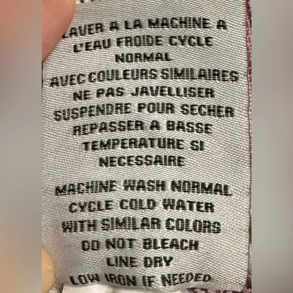 Tribal Purple Stripe Linen Pant - Picture 6 of 6